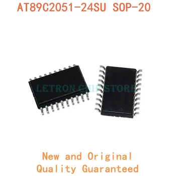 10PCS AT89C2051-24SU SOP-20 AT89C2051 24SU SOP20 7.2 MM SOIC-20 SOIC20 SMD nové a originálne IC Chipset